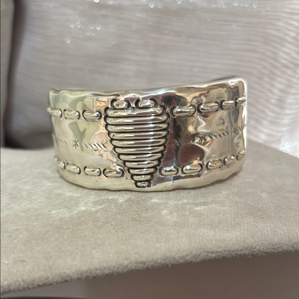 Brighton Clamper Bracelet with Textured Design
